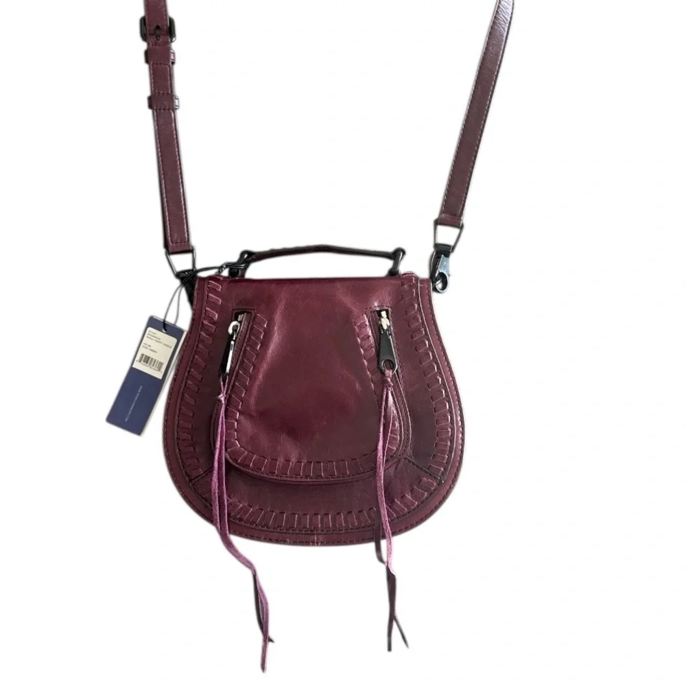 Rebecca Minkoff Small Vanity Saddle Cherry Crossbody Bag NWT